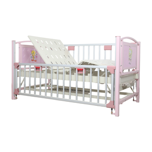 Équipement hospitalier Lit de soins intensifs pédiatrique électrique médical à 3 fonctions Lit en métal manuel pour soins infirmiers aux patients en soins intensifs pour enfants - Product Image 3