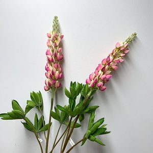 A-076 ขายส่งคุณภาพสูงสีชมพูประดิษฐ์พืช<span class=keywords><strong>ดอก</strong></span>ไม้ลูปินสําหรับตกแต่งบ้า<span class=keywords><strong>น</strong></span>กลางแจ้งการถ่ายภาพ Prop - Product Image 6