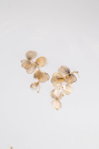 Beautiful Elegant Ginkgo Leaf Pendant <b>Earrings</b> Set Bohemian Fashion Unisex <b>Silver</b> Romantic <b>Long</b> Bride Tassel Jewelry Chains - Product Image 3