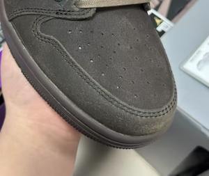 Chaussures de basket-ball de luxe 2026, qualité supérieure, style rétro inspiré de Travis Scott, marron et blanc, pour hommes, confortables, mode, sport - Product Image 3