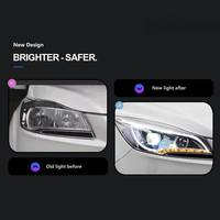 Phares LED améliorés avec feux de jour DRL, lampes avant de tuning, accessoires de voiture pour Ford Kuga 2013 à 2016
