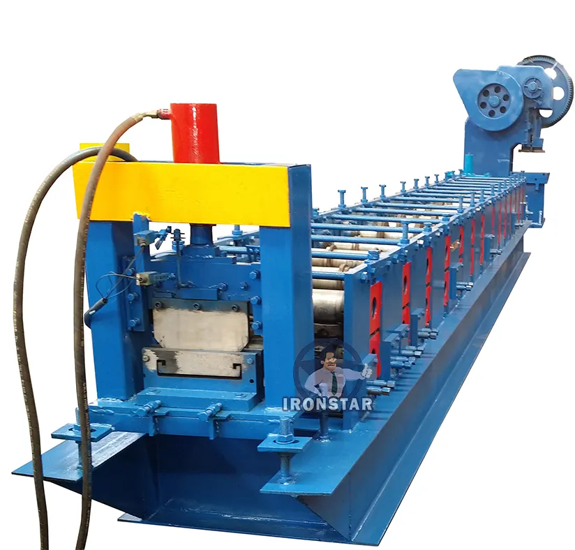 Channel making fly saw cutting c forming machine China botou Steel Frame and purlin machines