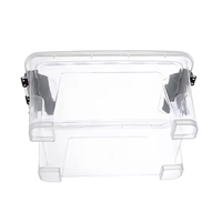 Vente en gros Boîtes de déménagement pliables pour le stockage de vêtements Boîtes de rangement empilables pliables en plastique transparent