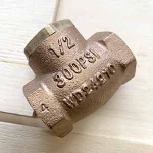 Manual Brass Swing Check Valves Copper Spring Non Return Valve <strong>Water</strong> <strong>Pump</strong> Oil <strong>Gas</strong> Media - Product Image 1