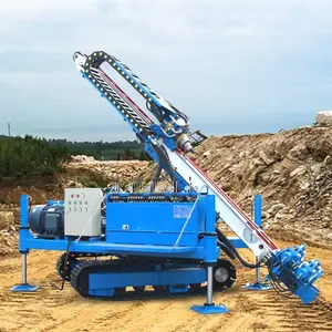 Q65 DTH ground Drilling Rig driver pile with Air compressor mine drilling rig Rock Anchor Drilling