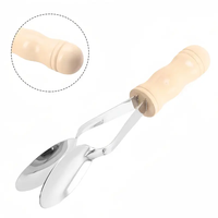 8 Inch Musical Spoon Percussion Instrument with Wooden Handle, Lightweight Design for Develops Rhythm and Hearing Skills