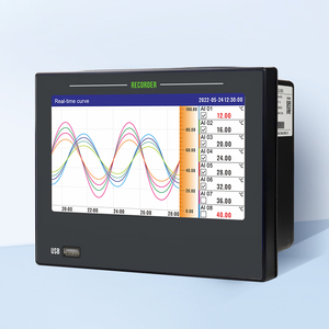 32 kênh dữ liệu logger điều khiển RS485 modbus USB 7-inch LCD hiển thị độ chính xác 0.2% Điện áp nhiệt độ dòng chảy dữ liệu đăng nhập OEM - Product Image 4