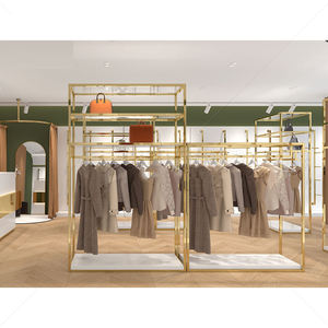 Support d'affichage pour magasin de vêtements au détail, support de vêtements réglable pour robes, manteaux, robes de mariée, aménagement intérieur de boutique - Product Image 2