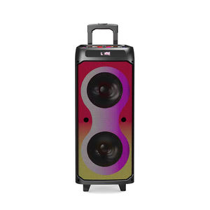 Haut-parleur portable sans fil Bluetooth TWS avec basses extra puissantes, LED RVB, Bluetooth 5.0, enceinte de fête avec chariot, enregistreur USB FM TF - Product Image 3
