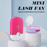 Mini máquina Meteorológica de carga portátil para pestañas, secador de plástico de calidad, suministros de herramientas para extensiones de pestañas postizas