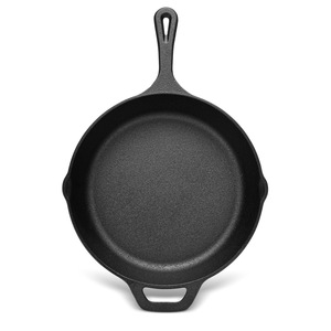 Utensilios de cocina superventas, utensilios de cocina presazonados, sartén de <span class=keywords><strong>hierro</strong></span> <span class=keywords><strong>fundido</strong></span> de 12 pulgadas con muestras disponibles - Product Image 1