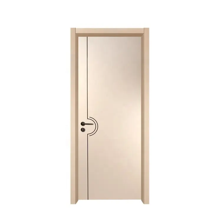 2023 Best Selling 40mm Thick Waterproof Wood Plastic Composite Interior Cheap Wpc Door