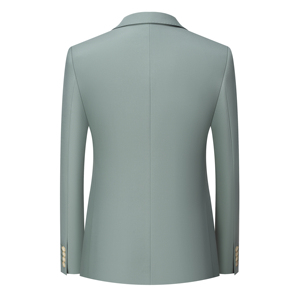 <span class=keywords><strong>Trajes</strong></span> Grises Claros para <span class=keywords><strong>Hombre</strong></span>, Traje de Novio para Negocios, Padrinos de Boda/Cena, 3 Piezas (Chaqueta + Chaleco + Pantalones) con Dos Botones MBS563 - Product Image 4