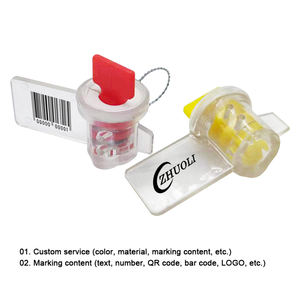 Sello de Seguridad para Medidor Eléctrico ZL-F027, Sello de Plástico con Cable de Seguridad, Sello de Medidor de Agua para Aplicaciones Mecánicas - Product Image 2