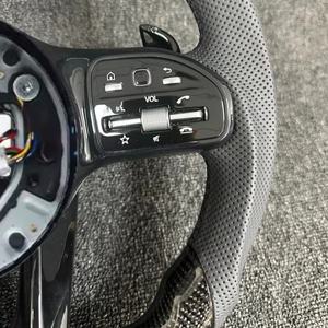 Volante Sportivo in Fibra di Carbonio con LED JIANSHAN per C63 E63 W213 W204 W205 G55 CLA45 W231 W172 W218 W166 Personalizzabile - Product Image 4