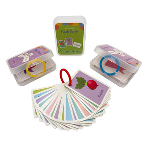 Personnalisé Coloré Animal Alphabet Flashcards Enfants Apprentissage Nombre et Anglais Lettres Illustratif Flashcards - Product Image 6