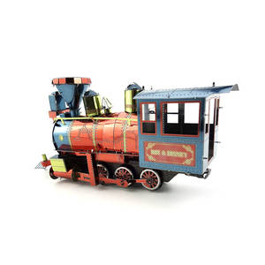 Crazy Model Little Train DIY Toy Metal 3D <span class=keywords><strong>Puzzle</strong></span> Assembly - Product Image 4