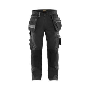 BLAKLADER - 159013439899C48 Craftsman <b>trousers</b> with <b>stretch</b> Dark grey/<b>Black</b> - EAN 7330509667194 WORK <b>TROUSERS</b> - Product Image 1