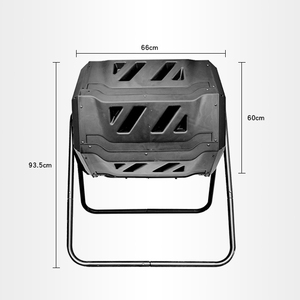 ถังหมักปุ๋ยหมักพลาสติกขนาดใหญ่สำหรับสวนกลางแจ้ง300L บ้าน - Product Image 5