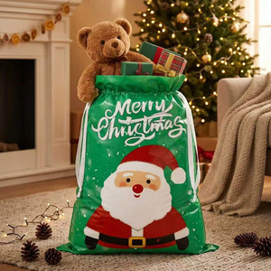 Bolsas de Cordón Reutilizables Ecológicas con Logotipo Personalizado, Caja para Dulces Adecuada para Navidad y Cumpleaños - Product Image 3