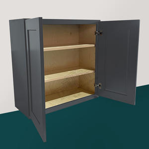 Armoires de cuisine murales <span class=keywords><strong>d</strong></span>'appartement américain Ensembles complets Livraison gratuite Armoires de cuisine supérieures à fermeture souple Entrepôt aux États-Unis - Product Image 5