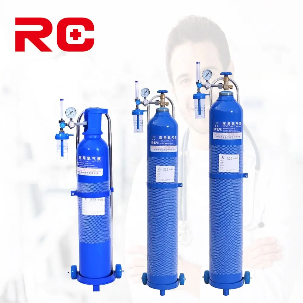 Hersteller 200bar Medical Hospital Gebraucht Sauerstoff Gasflasche Sauerstoff tank