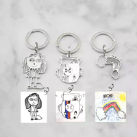 Collier pendentif en forme de personnage de dessin animé plaqué or PVD 18 carats pour enfants, style animalier tendance, avec perle et chaîne à maillons en acier inoxydable