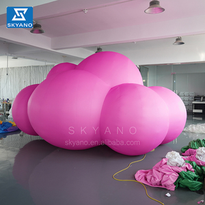 Nubes inflables gigantes con luces de colores Decoración publicitaria Globo de nube inflable - Product Image 3
