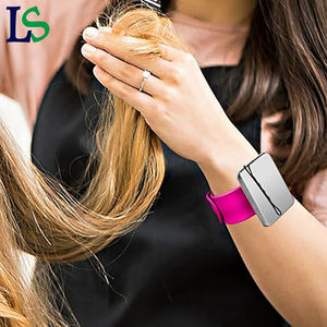 Bracelet magnétique personnalisé <span class=keywords><strong>avec</strong></span> logo pour salon, anneau aimanté, outil de coiffure carré pour maquillage, bracelet en silicone - Product Image 6