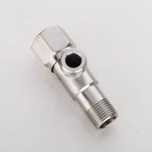 304 Stainless Steel Angle Valve 1/2 In High Flow Water Heater Toilet Stop Valve Household Use - Product Image 1