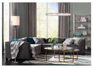 Estantería a medida de 6 estantes, dorada y acrílica transparente, estantería de exhibición, estantería de pie para suelo lucite - Product Image 4