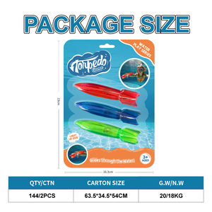 Lucky Toys Swimming Poor Play Set Light-Up Torpedo Toys Dive Torpedo avec lumières pour <span class=keywords><strong>le</strong></span> plaisir de la natation - Product Image 3