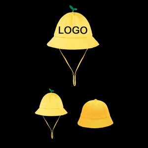 Sombreros de Pescador para Niños, Diseño de Dibujos Animados, Unisex, 100% Algodón, Logotipo Personalizado, para Viajes, Fiestas y Protección Solar - Product Image 1