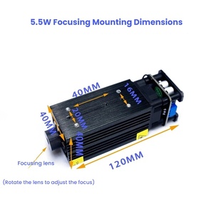 เครื่องตัดเลเซอร์โมดูล CNC แบบเลเซอร์สีฟ้า pwm/tl ขนาด5500mW 2500mW 10000mW 15000mW 200000mW - Product Image 6