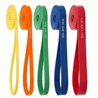 Juego de bandas de resistencia, bandas de cadera de látex, soporte para ejercicio físico, entrenamiento, gimnasio, logotipo personalizado