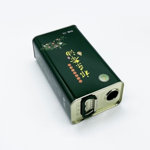 Lata de hojalata vacía de 2.5 litros, apta para uso alimentario, forma rectangular, para envasado de aceite comestible, certificación ROHS, logotipo personalizado, impresión offset - Product Image 6