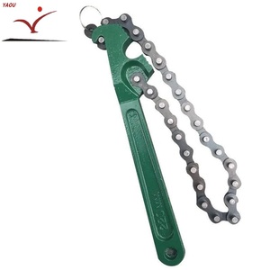 Llave de tubo de cadena de alta calidad, herramienta Industrial ajustable, YO-LT-001 de acero de carbono, ISO estándar, CN;JIA <span class=keywords><strong>YAOU</strong></span> - Product Image 1