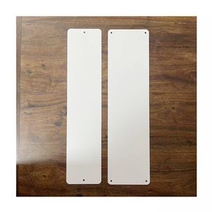 WHITE DYE SUBLIMATION 12" X 9" WHOLESALE <strong>NOVELTY</strong> METAL LARGE PARKING <strong>SIGN</strong> - Product Image 2