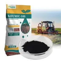 Khumic-100 çin üretici leonardite potasyum humat gevreği gübre 25kg torba fiyatı
