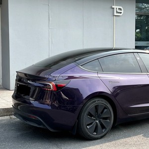 PET Super Glossy Metallic Midnight Purple Full Body <strong>Car</strong> Vinyl <strong>Wrap</strong> Vehicle <strong>Wraps</strong> - Product Image 3