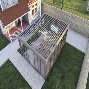 <span class=keywords><strong>Pérgola</strong></span> Exterior Personalizada con Techo Retráctil que Ofrece Protección Solar y Contra la Lluvia, Pabellón para Jardín, Patio, <span class=keywords><strong>Toldo</strong></span> Bioclimático - Product Image 6
