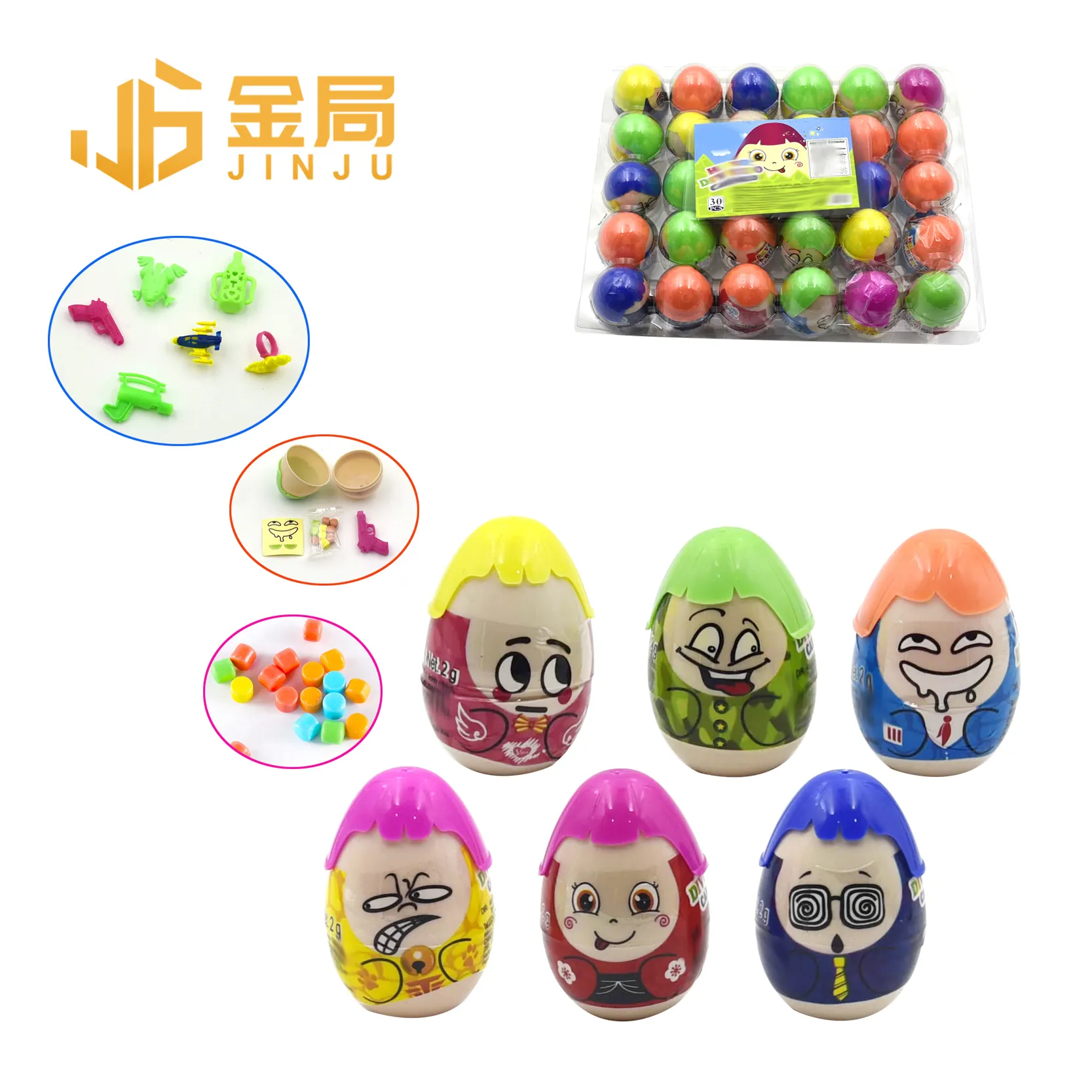 Vente en gros en Chine de petits jouets bonbon en plastique Juguetes Con Dulces bonbons jouet œuf surprise