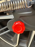 Serrure de roue de voiture en acier Parking Garage Pince de verrouillage de pneu Ventouse 4 points Pinces de roue tenant le type de jante pour l'alignement des roues