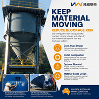 Silo de stockage de cendres volantes en acier au carbone, réservoir scellé pour poudre, pour centrale à béton, grande capacité personnalisée, OEM