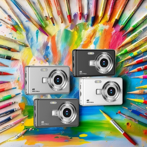 Çocuklar için Mini 48MP 2.4 inç dijital kamera kompakt 1080p Video fotoğraf çözünürlüğü su geçirmez MOS TF MicroSD eğlenceli fotoğraf aracı - Product Image 3