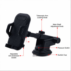 Soporte Universal para Teléfono Móvil con Ventosa de Plástico Marca SC, Multifuncional, para Parabrisas de Coche - Product Image 4
