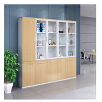 Armoire de rangement moderne pour école, maison ou bureau, grande armoire en bois massif et métal avec serrure à clé, couleur RAL personnalisée, gain de place