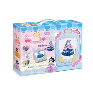 Vestito da principessa 3D fai da te giocattolo di plastica fatto a mano per i 14 anni + con un libro illustrato da sogno vari Pokes per ragazze <span class=keywords><strong>e</strong></span> pigiatura di fiori - Product Image 5