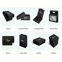 Cajas de Embalaje de Joyería de Cartón Corrugado Personalizadas, Cierre Magnético, Acabado Brillante, Forma Triangular para Relojes, Gafas, Collares