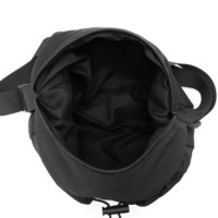 Sac à bandoulière hobo en nylon noir, léger, rembourré, durable, de haute qualité, avec fermeture éclair, petite sangle, décontracté